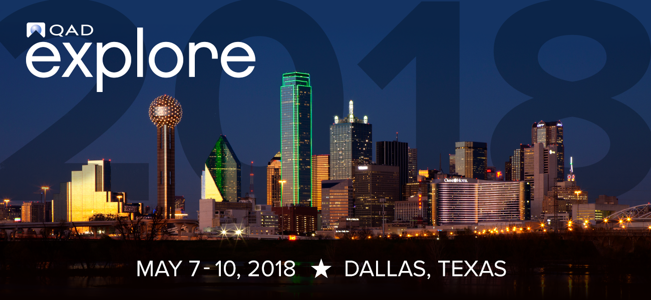 QAD Explore 2018 in Dallas