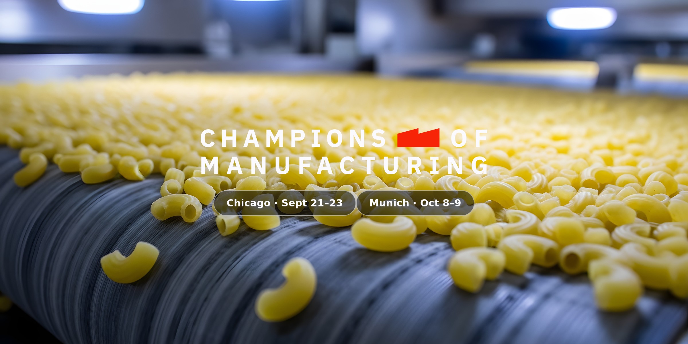 AI for food and beverage manufacturing, Champions of Manufacturing