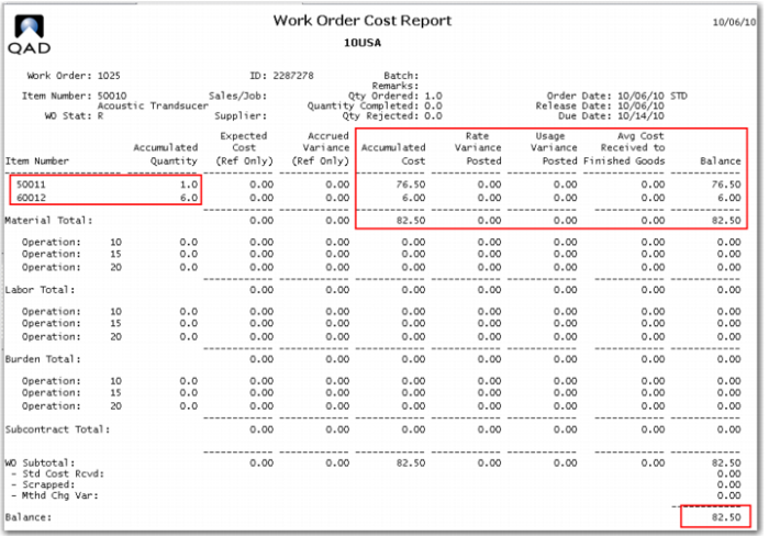 Exercise 7: Work Order Labor Transactions