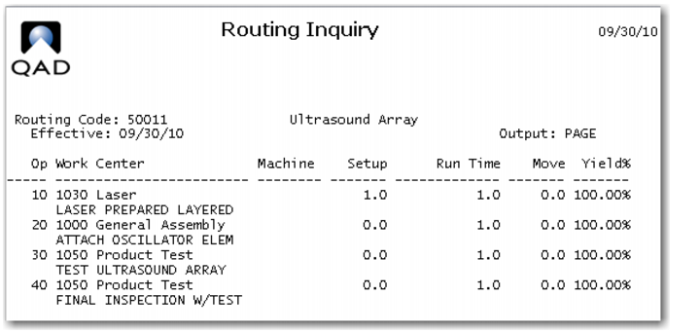 Exercise 2: Set Up a Work Order