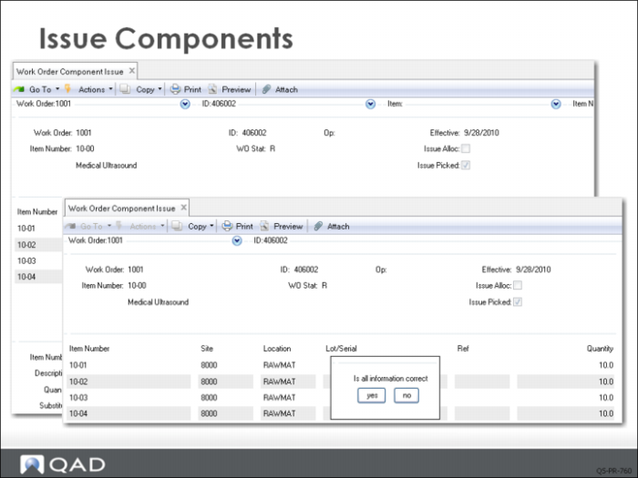 Issue Components