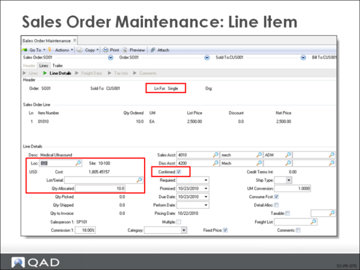 Basic Sales Order Process